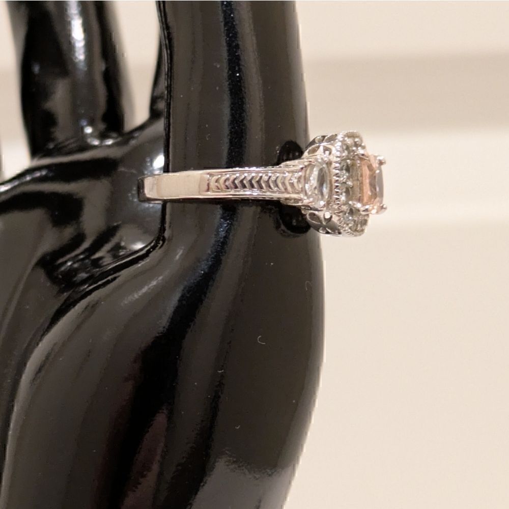 3/$30 RS Covenant Size 10 Rhodium Plated Ring with Cubic Zirconia Stones - Picture 2 of 7